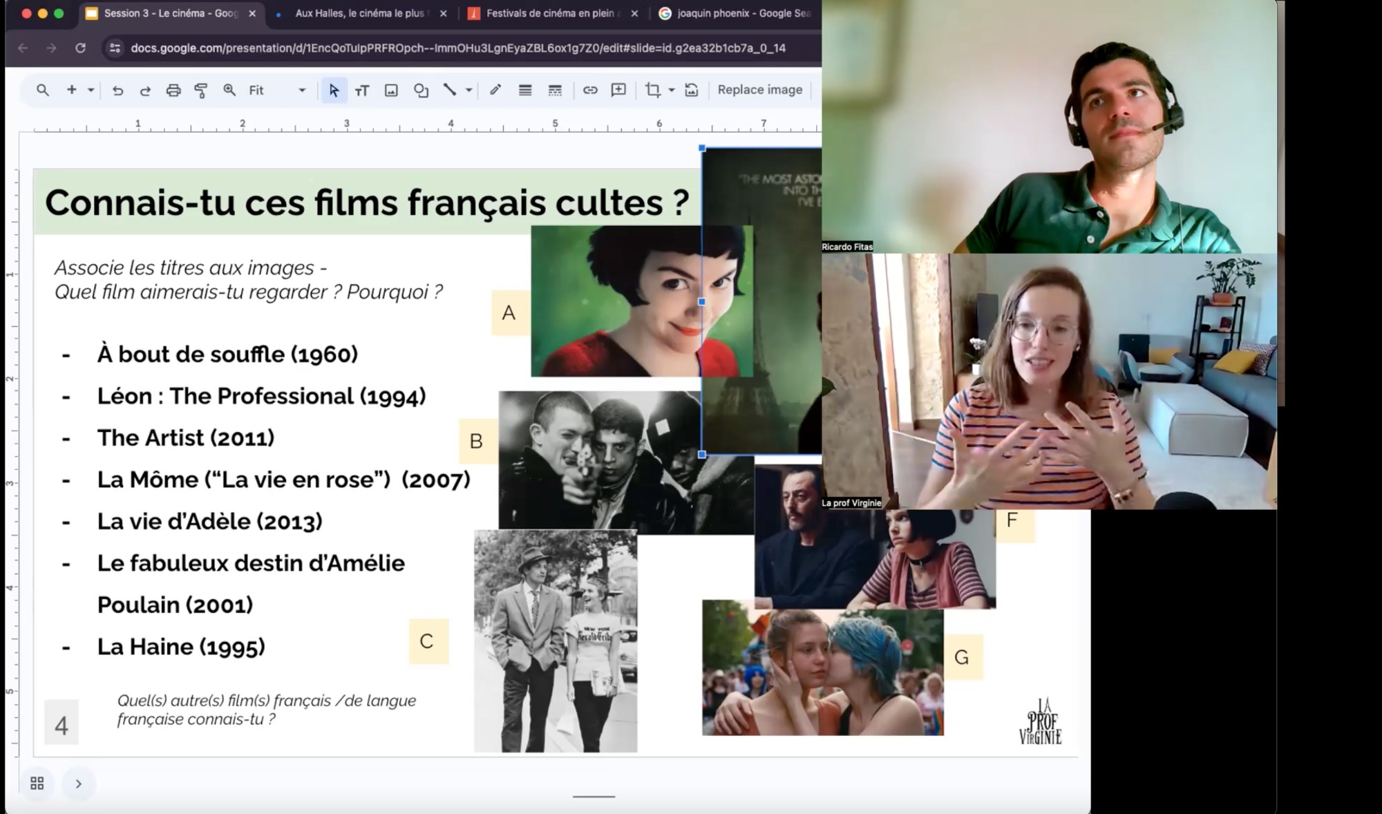 B2 Upper Intermediate French class